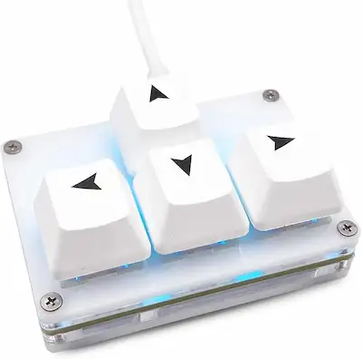 A computer keyboard